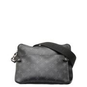 Louis Vuitton Vintage Pre-owned Plast axelremsvskor Black, Dam