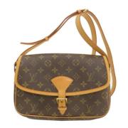 Louis Vuitton Vintage Pre-owned Canvas axelremsvskor Brown, Dam