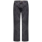 Y/Project Svarta Wire Jeans Rakt Hem Black, Unisex