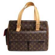 Louis Vuitton Vintage Pre-owned Tyg louis-vuitton-vskor Brown, Dam