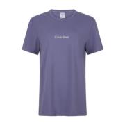 Calvin Klein Central Logo Dam T-shirt Purple, Dam