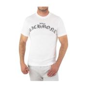 John Richmond Herrmode T-shirt Wolir White, Herr