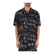 John Richmond Herr Casual Skjorta Black, Herr