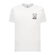 Moschino Mäns Underbear Toy T-shirt White, Herr