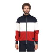 Tommy Hilfiger Färgblock Dragkedja Sweatshirt Multicolor, Herr