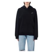 Coperni Svart Horn Hoodie Stickat Aw24 Black, Dam