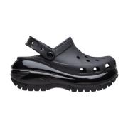 Crocs Klassisk Mega Crush Träsko Black, Dam