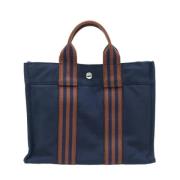 Hermès Vintage Pre-owned Tyg handvskor Blue, Dam