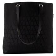 Valentino Garavani Ikonografisk nylon toteväska Black, Herr