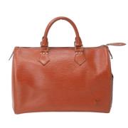 Louis Vuitton Vintage Pre-owned Tyg louis-vuitton-vskor Brown, Dam