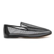 Khaite Svart Mesh Loafers Slip-On Stil Black, Dam