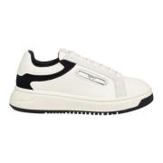 Emporio Armani Multifärgad Snörning Sneakers White, Dam