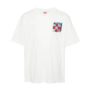 Kenzo Stiliga Herr T-Shirts & Polos Kollektion White, Herr