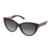 Tiffany Stiliga solglasögon för kvinnor Black, Dam