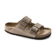 Birkenstock Arizona Soft Footbed Oiled Leather Sandaler Brown, Herr