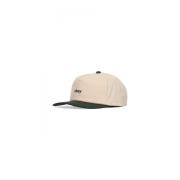 Obey Böjd skärm keps 5 panel snapback Beige, Herr