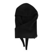 Ganni Varm Ull Balaclava Black, Dam