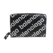 Balenciaga Vintage Pre-owned Laeder plnbcker Black, Unisex