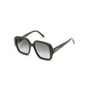 Loewe Lw40134U 96B Sunglasses Green, Dam