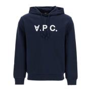 A.p.c. Huvtröja Grand V Blue, Dam