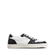 Tod's Svarta Sneakers Färgblock Panel Design Black, Herr