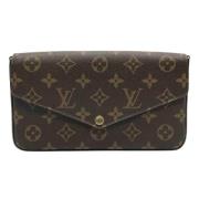 Louis Vuitton Vintage Pre-owned Canvas axelremsvskor Brown, Dam