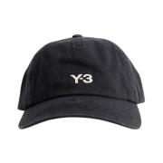 Y-3 Broderad Frontlogo Keps Black, Unisex