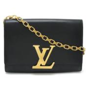 Louis Vuitton Vintage Pre-owned Tyg louis-vuitton-vskor Black, Dam