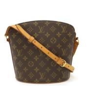 Louis Vuitton Vintage Pre-owned Tyg louis-vuitton-vskor Brown, Dam