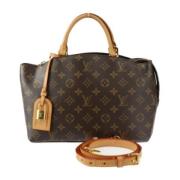 Louis Vuitton Vintage Pre-owned Tyg louis-vuitton-vskor Brown, Dam