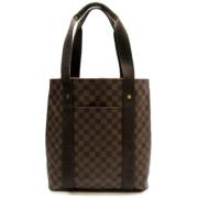 Louis Vuitton Vintage Pre-owned Canvas handvskor Brown, Dam