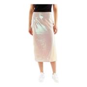 Envii Midi Skirts Pink, Dam