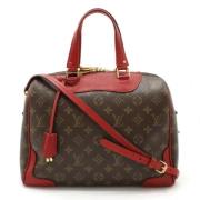 Louis Vuitton Vintage Pre-owned Tyg louis-vuitton-vskor Brown, Dam