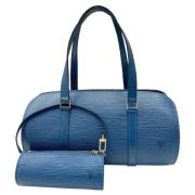 Louis Vuitton Vintage Pre-owned Tyg louis-vuitton-vskor Blue, Dam