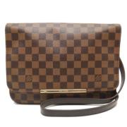 Louis Vuitton Vintage Pre-owned Tyg louis-vuitton-vskor Brown, Dam