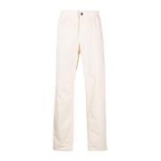 A.p.c. Bomull Regular Fit Byxor med Fickor Beige, Herr