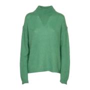 Dondup Stiliga Dolcevita Sweaters Green, Dam