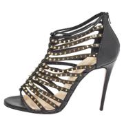 Christian Louboutin Pre-owned Pre-owned Laeder sandaler Black, Dam