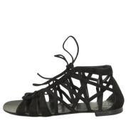 Giuseppe Zanotti Pre-owned Pre-owned Mocka sandaler Black, Dam