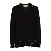 Marni Svart Cardigan Sweaters Black, Dam