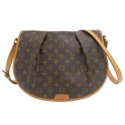 Louis Vuitton Vintage Pre-owned Canvas axelremsvskor Brown, Dam