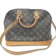 Louis Vuitton Vintage Pre-owned Tyg louis-vuitton-vskor Brown, Dam