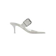 Alexander McQueen Läder sandaler White, Dam