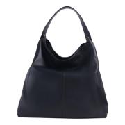 Tramontano Mjuk läder hobo väska Maiori Line Black, Dam