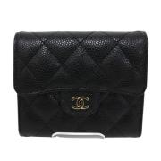 Chanel Vintage Pre-owned Laeder plnbcker Black, Dam