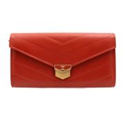 Chanel Vintage Pre-owned Laeder plnbcker Red, Dam