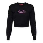 Diesel Sweatshirt `F-Slimmy-Od` Black, Dam