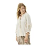 IN Front Juliane Shirt 16323 Cream Blus Beige, Dam