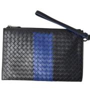 Bottega Veneta Vintage Pre-owned Tyg kuvertvskor Black, Dam