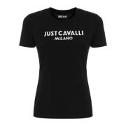 Just Cavalli Snygga T-shirts och Polos Black, Dam